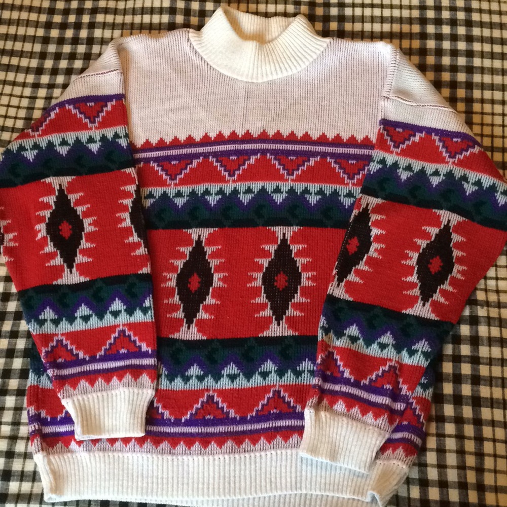 Vintage Liberty Knits sweater great for Christmas